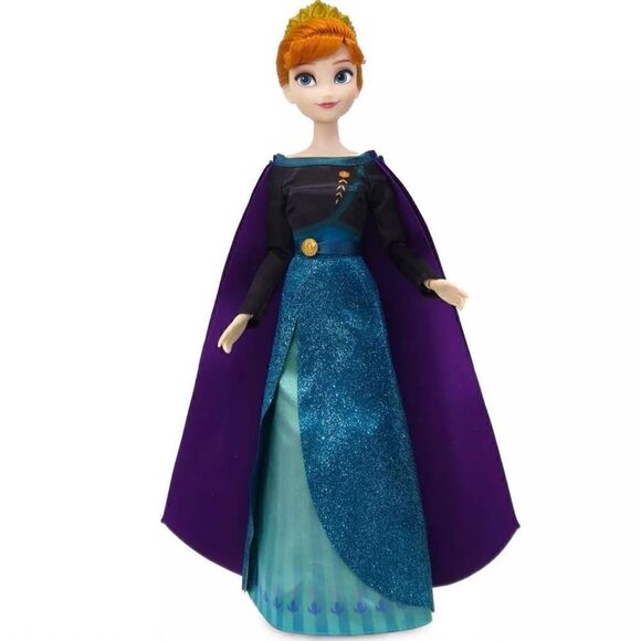 Queen Anna Classic Doll & Brush Frozen 2 DISNEY 11.5” NIB / Sealed SHIPS NOW!! - Picture 4 of 11